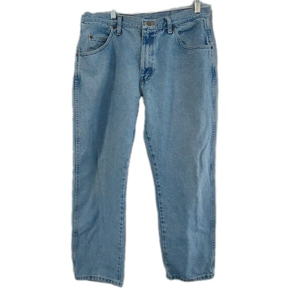 Wrangler Relaxed Fit Mens Jeans Size 36x29 - Picture 1 of 9
